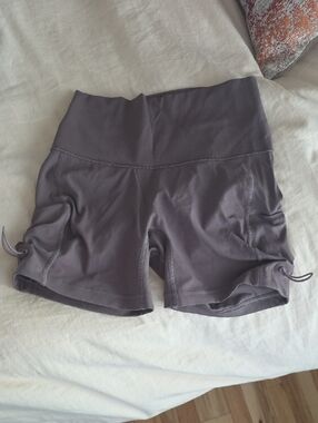 Gymshark Legacy Shorts - Brown- with Side Ruching